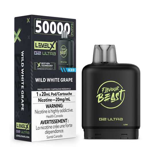 WILD WHITE GRAPE - LEVEL X G2 ULTRA 50K POD