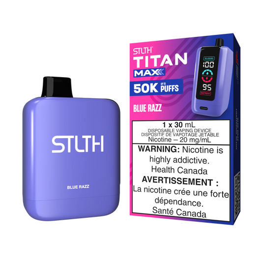 STLTH Titan Max 50k Blue Razz (30mL)