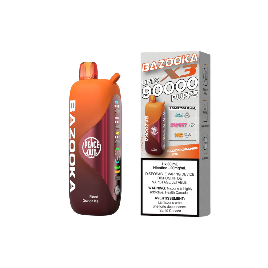 Bazooka X3 90K - BLOOD ORANGE ICE