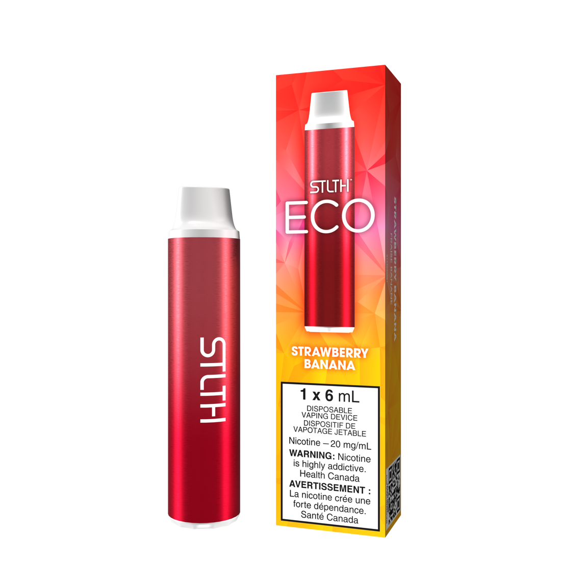 STLTH ECO -  STRAWBERRY BANANA ICE