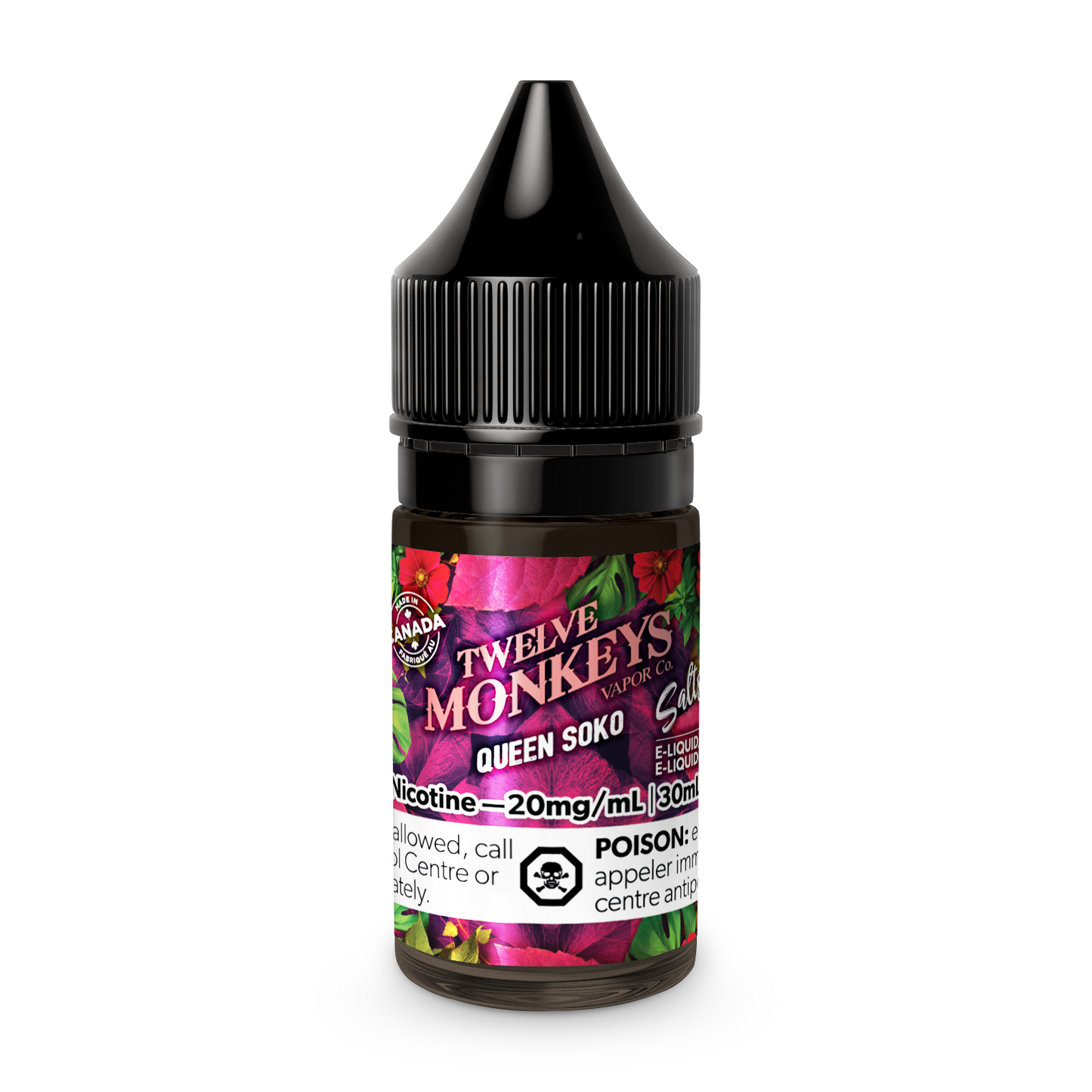 Twelve Monkeys Queen Soko Salts  30mL