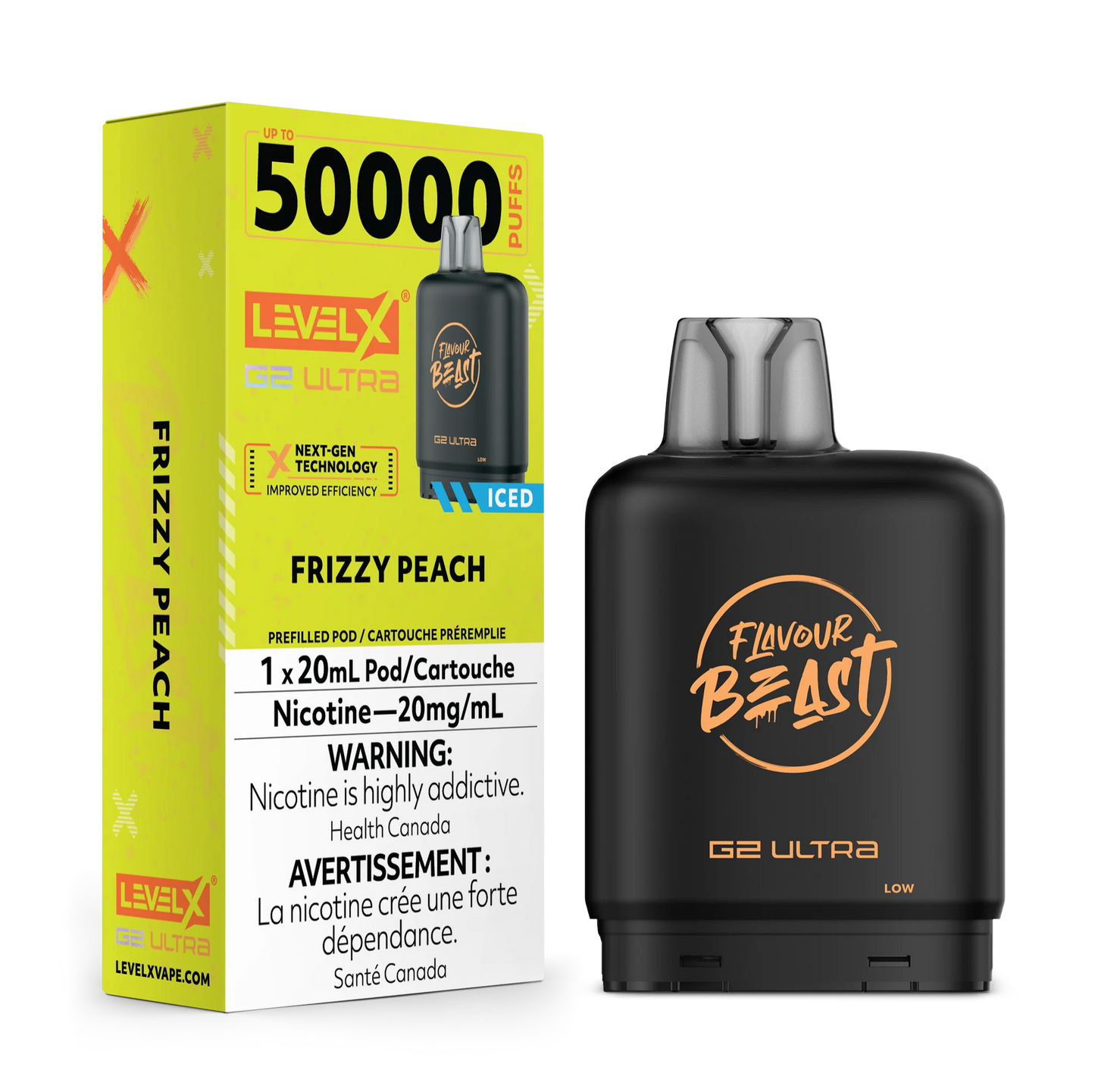 FRIZZY PEACH - LEVEL X G2 ULTRA 50K POD