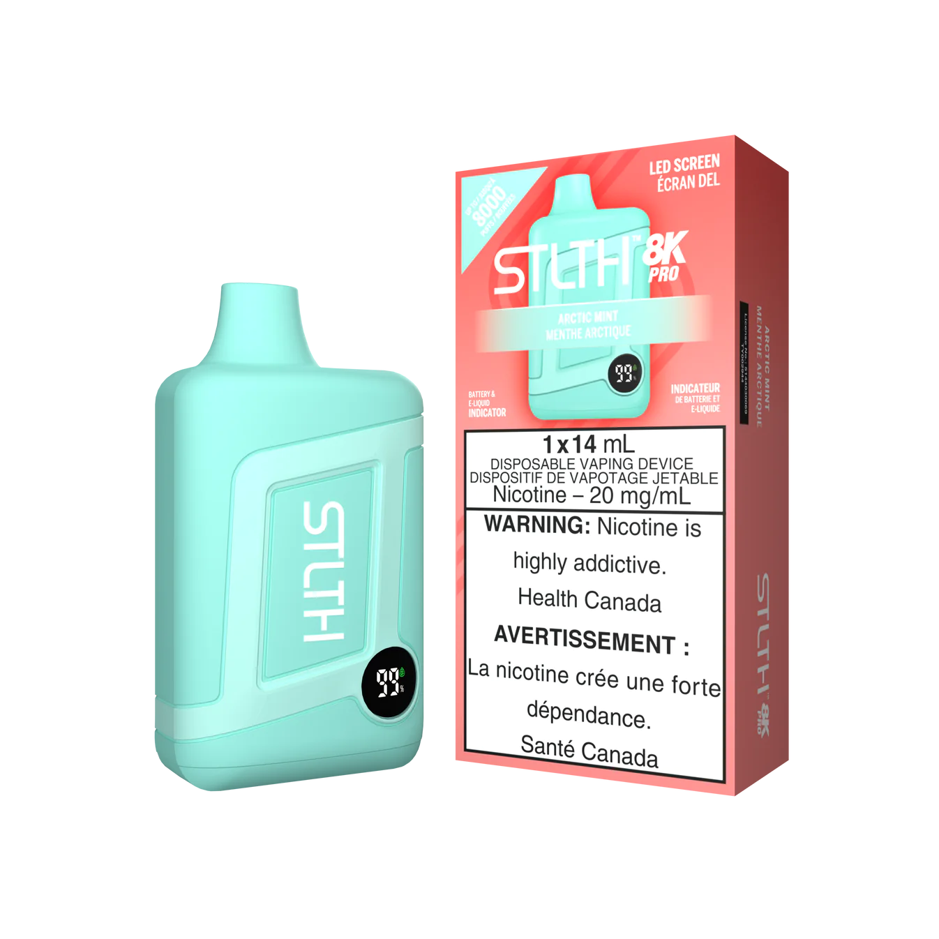 STLTH 8K PRO - ARCTIC MINT