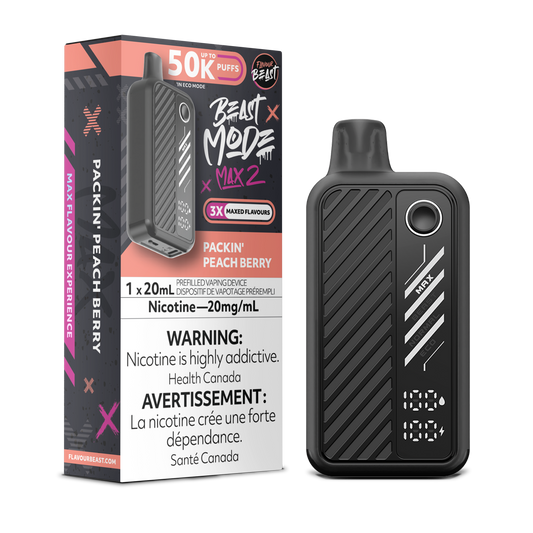 PACKIN’ PEACH BERRY - FLAVOUR BEAST BEAST MODE MAX 2