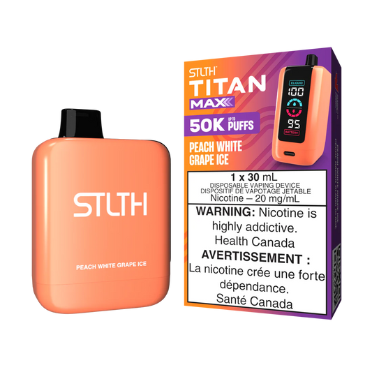 STLTH Titan Max 50k - Peach White Grape Ice (30mL)