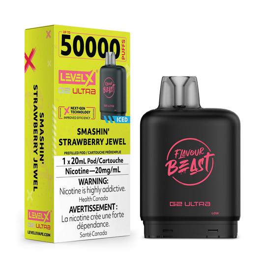 SMASHIN STRAWBERRY JEWEL - LEVEL X G2 ULTRA 50K POD