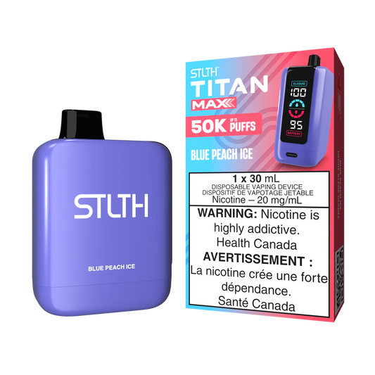 STLTH Titan Max 50k Blue Peach Ice (30mL)