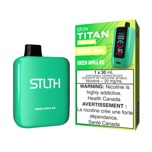 STLTH Titan Max 50k Green Apple (30mL)