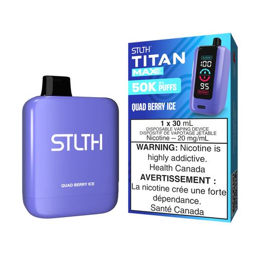 STLTH Titan Max 50k Quad berry Ice (30mL)
