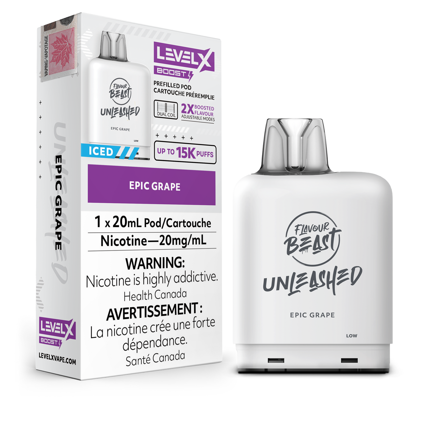 EPIC GRAPE - LEVEL X 25K BOOST UNLEASHED POD