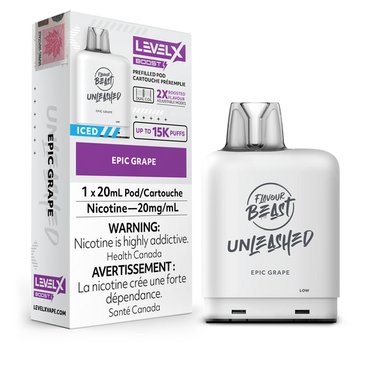 EPIC GRAPE - LEVEL X 25K BOOST UNLEASHED POD
