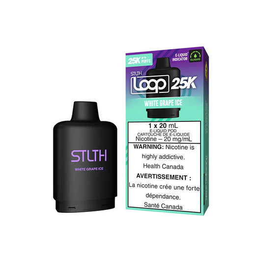 WHITE GRAPE ICE - STLTH LOOP 25K POD