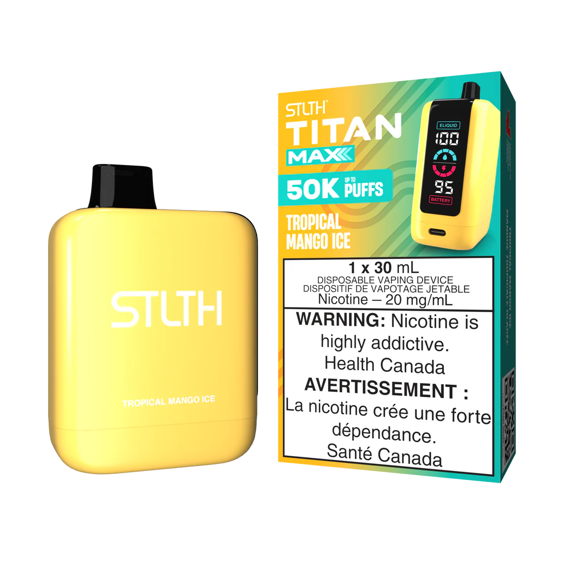 STLTH Titan Max 50k -Tropical Mango (30mL)