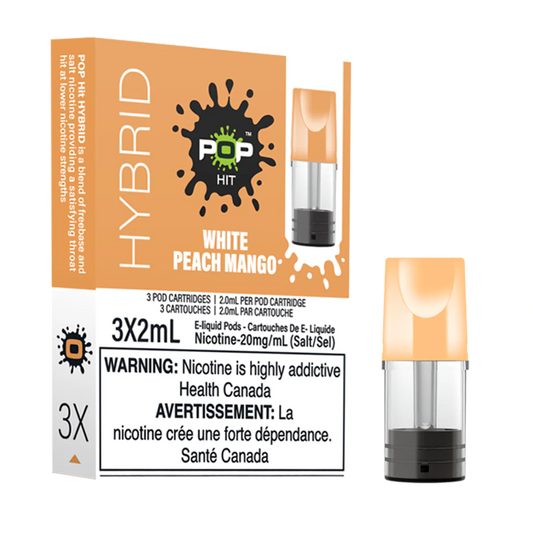 Pop Hit HYBRID Pods WHITE PEACH MANGO