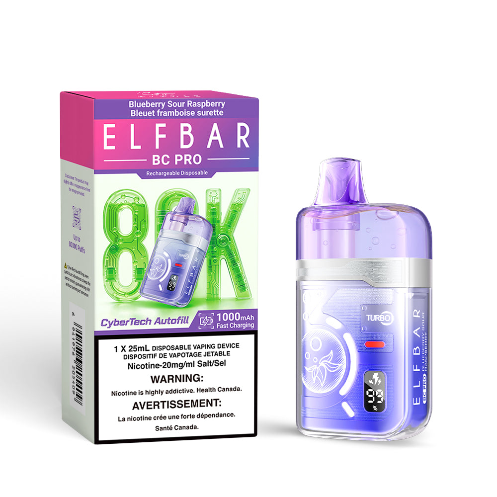 Elf Bar BC Pro 80K - Blueberry Sour Raspberry