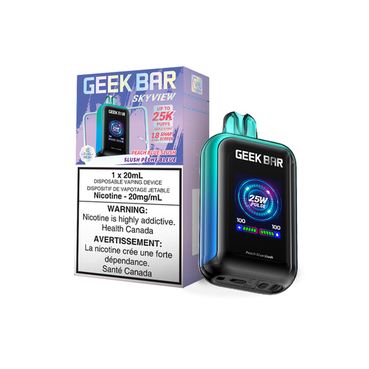 Geek Bar Skyview 25K - PEACH BLUE SLUSH