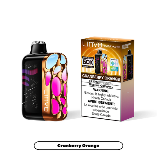 CRANBERRY ORANGE - LINVO RAVE 60k PRO
