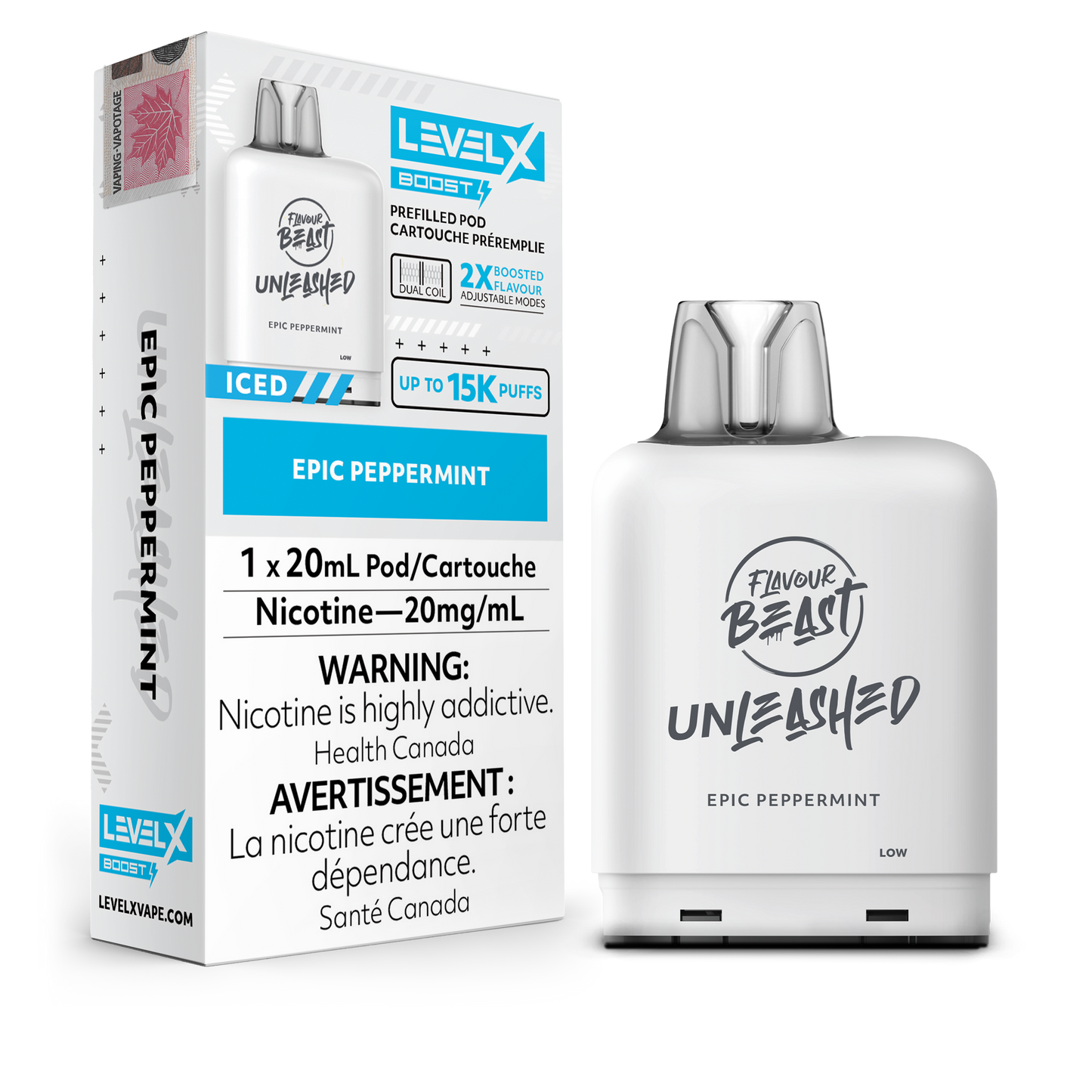 EPIC PEPPERMINT - LEVEL X 25K BOOST UNLEASHED POD