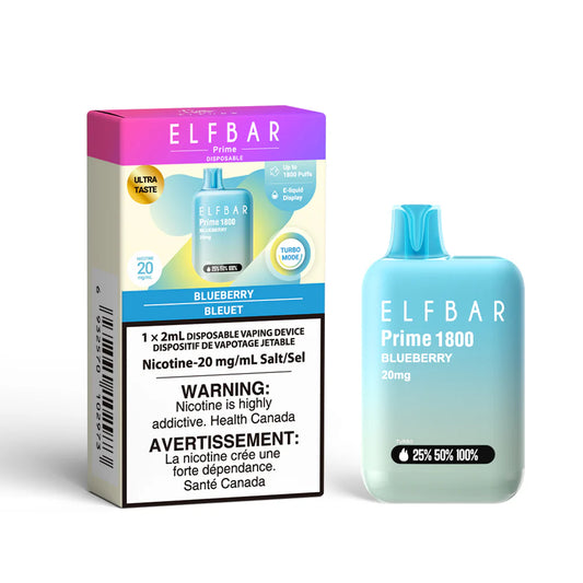 Blueberry - ELF Bar Prime 1800 Disposable Vape