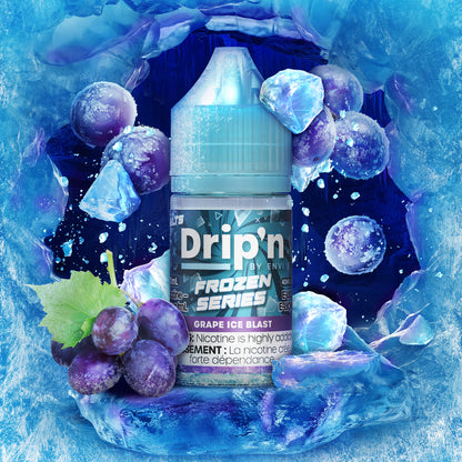 Drip'n by Envi Frozen E-Liquid - Grape Ice Blast