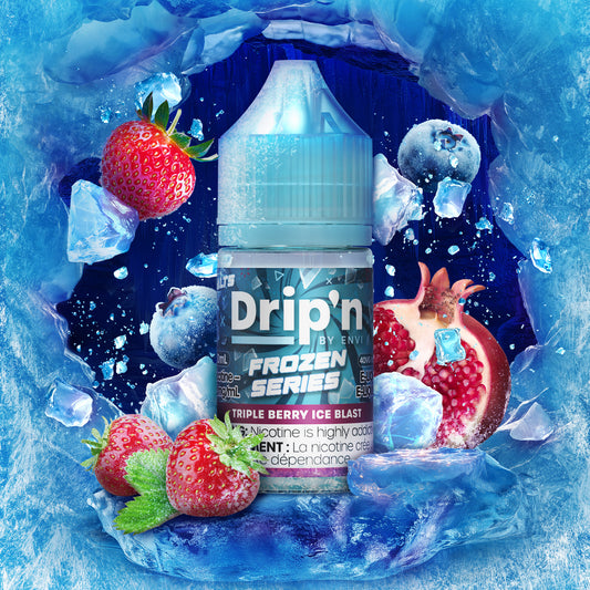 Drip'n by Envi Frozen E-Liquid - Triple Berry Ice Blast