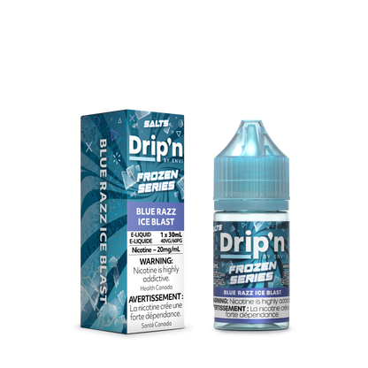 Drip'n by Envi Frozen E-Liquid - Blue Razz Ice Blast