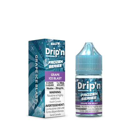 Drip'n by Envi Frozen E-Liquid - Grape Ice Blast