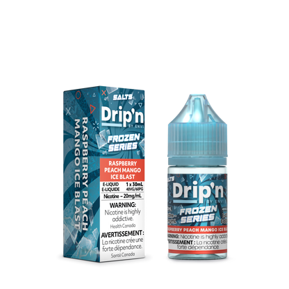 Drip'n by Envi Frozen E-Liquid - Raspberry Peach Mango Ice Blast