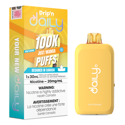 Drip'n Daily by Envi – Just Mango | 100K Puffs | 30mL