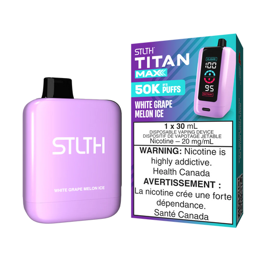STLTH Titan Max 50k White Grape Melon Ice (30mL)