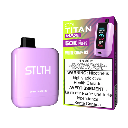 STLTH Titan Max 50k White Grape Ice (30mL)