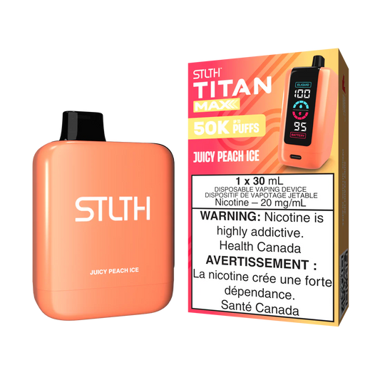 STLTH Titan Max 50k Juicy Peach Ice (30mL)