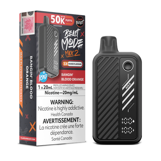 BANGIN’ BLOOD ORANGE - FLAVOUR BEAST BEAST MODE MAX 2 50K