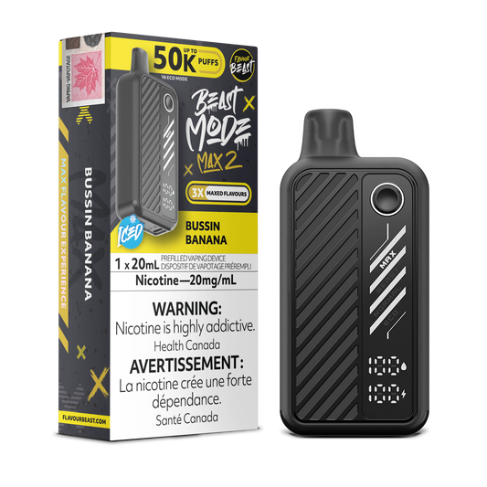 BUSSIN BANANA - FLAVOUR BEAST BEAST MODE MAX 2 50K