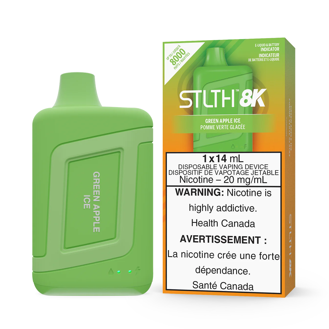 STLTH 8K - GREEN APPLE ICE