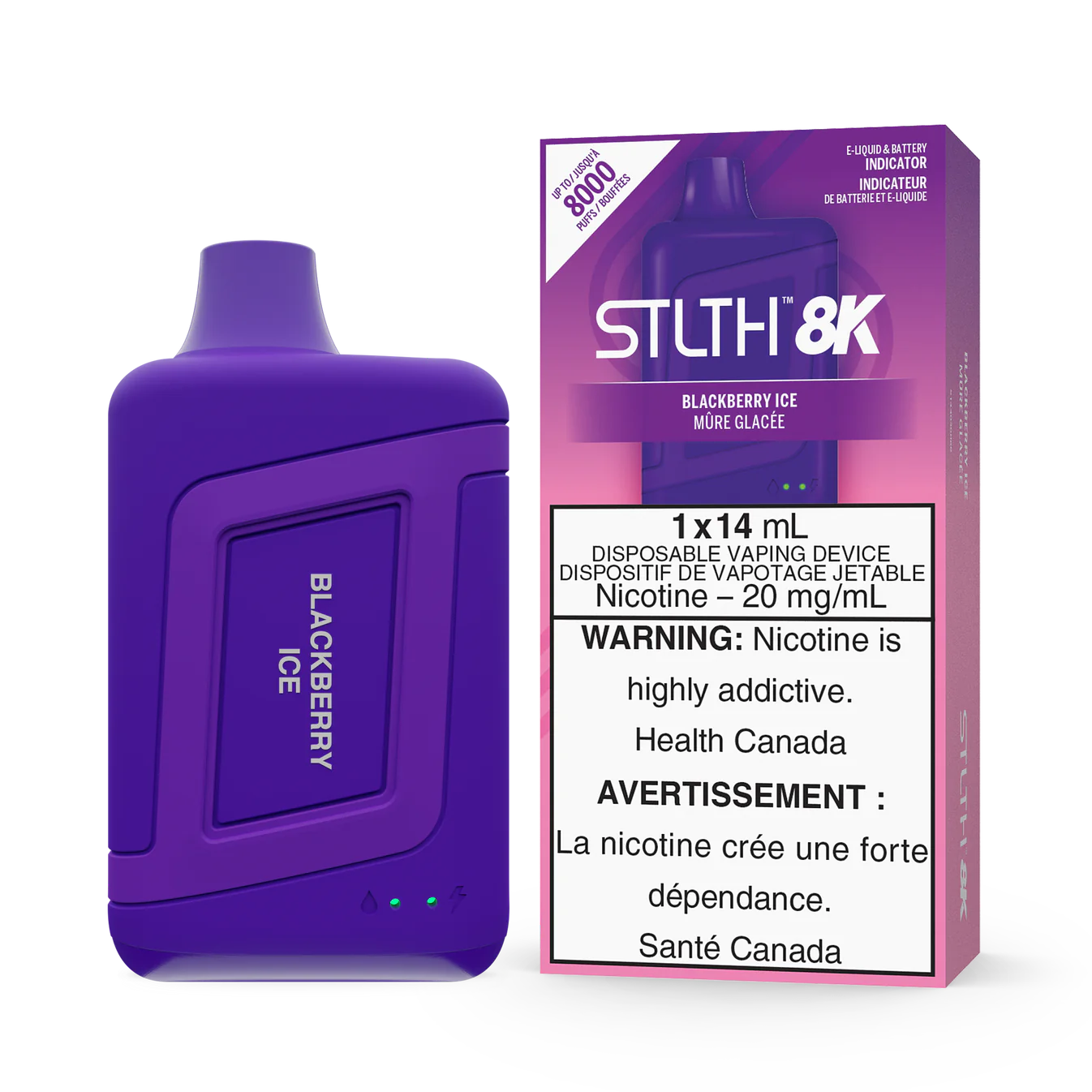 STLTH 8K - BlackBerry Ice