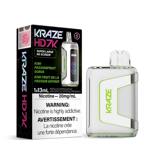 KRAZE HD7K -Kiwi Passionfruit Guava