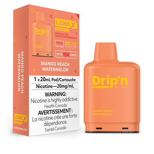 Level X Drip'n Boost Vape Pod - Mango Peach Watermelon