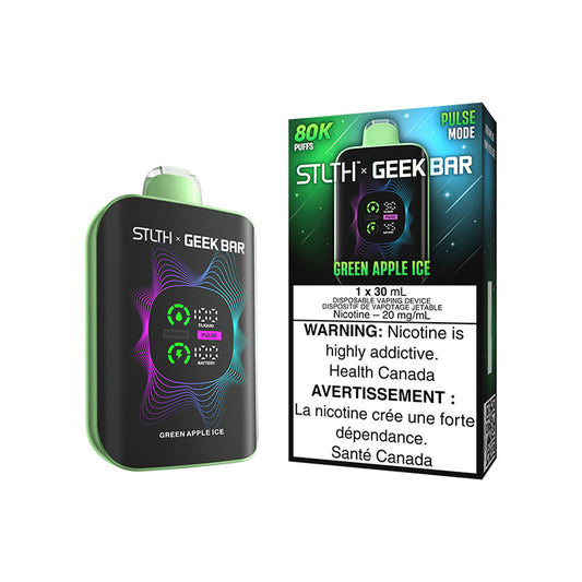 STLTH X GEEK BAR Disposable - Green Apple Ice 20mg 30mL