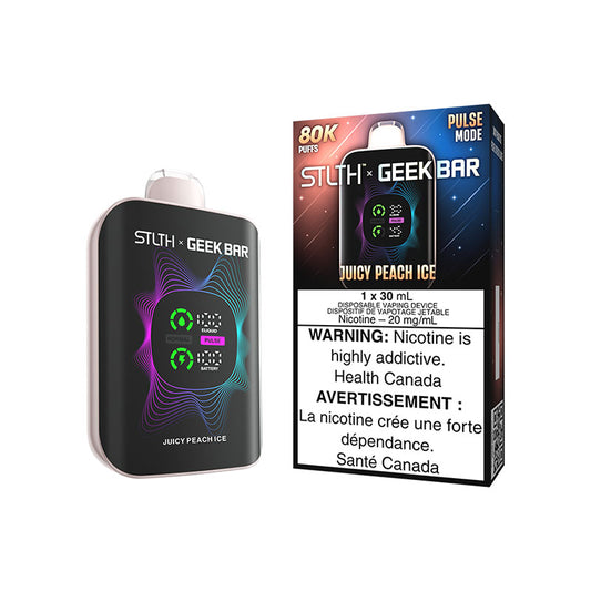 STLTH X GEEK BAR Disposable - Juicy Peach Ice 20mg 30mL
