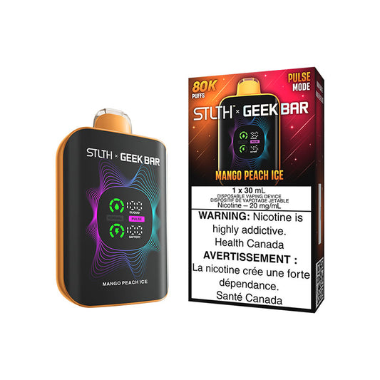 STLTH X GEEK BAR Disposable - Mango Peach Ice 20mg 30mL