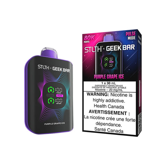 STLTH X GEEK BAR Disposable - Purple Grape Ice 20mg 30mL