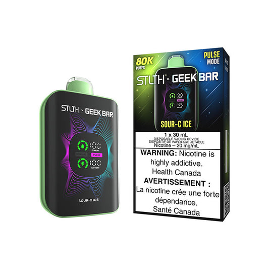 STLTH X GEEK BAR Disposable - Sour C Ice 20mg 30mL