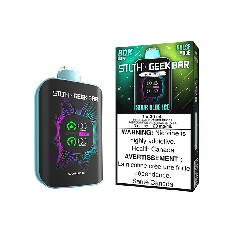 STLTH X GEEK BAR Disposable - Sour Blue Ice 20mg 30mL