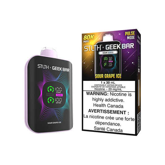 STLTH X GEEK BAR Disposable - Sour Grape Ice 20mg 30mL