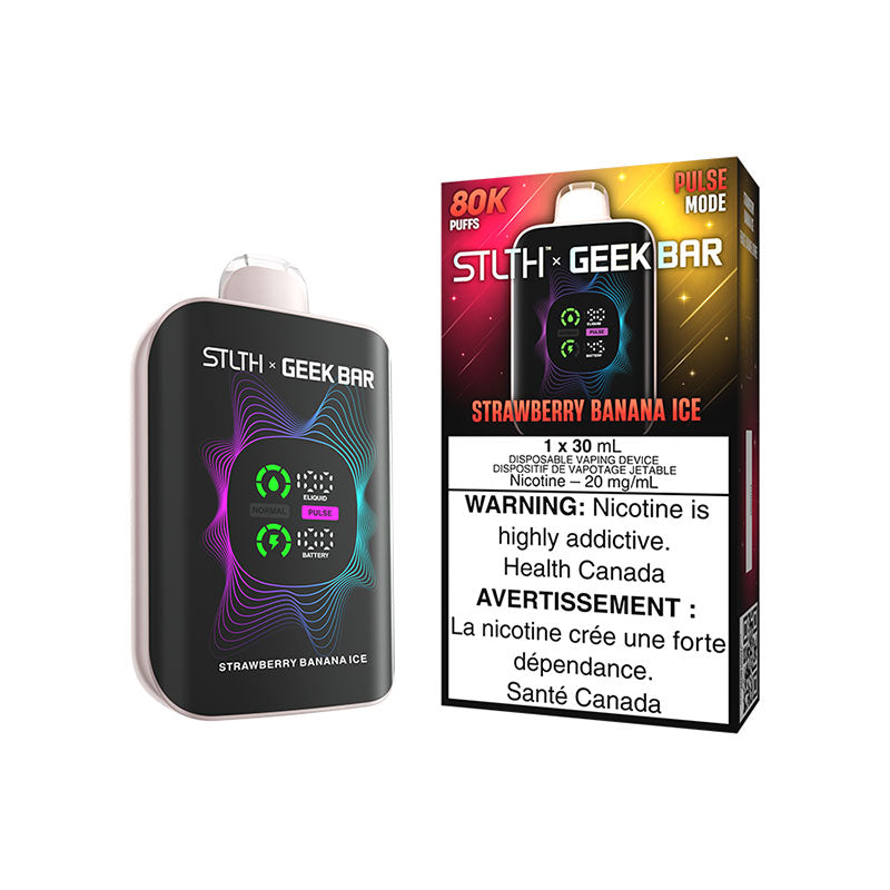 STLTH X GEEK BAR Disposable - Strawberry Banana Ice 20mg 30mL