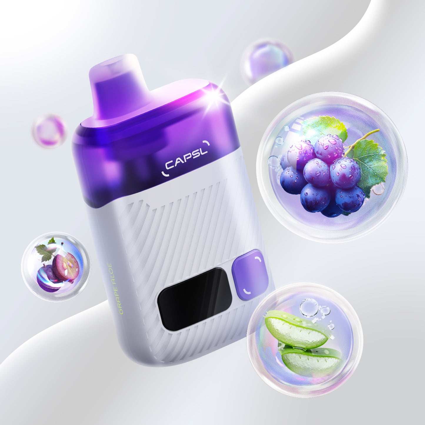 CAPSL 60K Grape Aloe Disposable Vape - 60000 Puffs