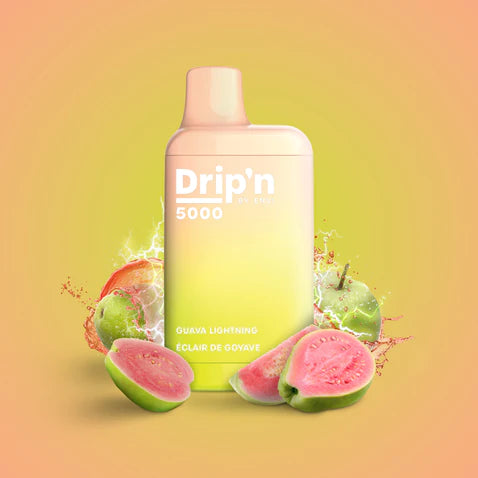 Drip'n By Envi 5000 Guava Lighting Disposable Vape