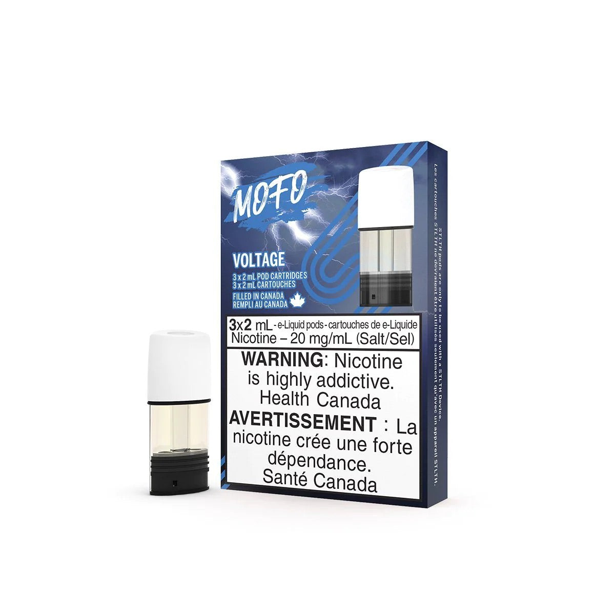 STLTH Compatible Mofo Voltage Vape Pods